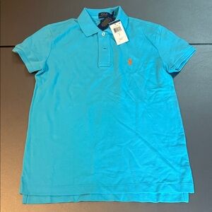Polo by Ralph Lauren Women’s Aqua Polo Shirt